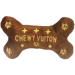 Chewy Vuiton Brown Bone Toy