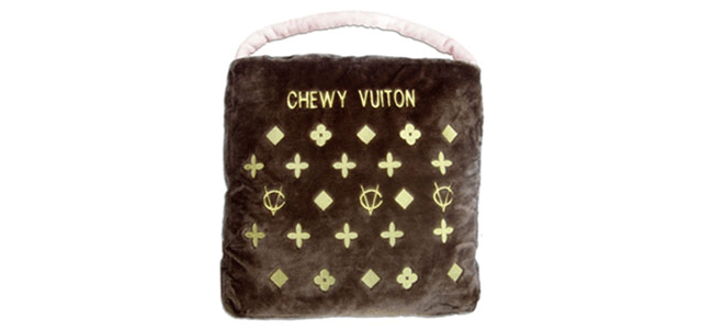 Chewy Vuiton Brown Bed